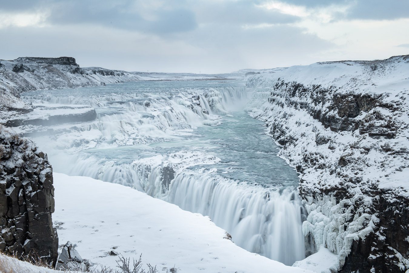 Водопад Gullfoss, 2020 г.